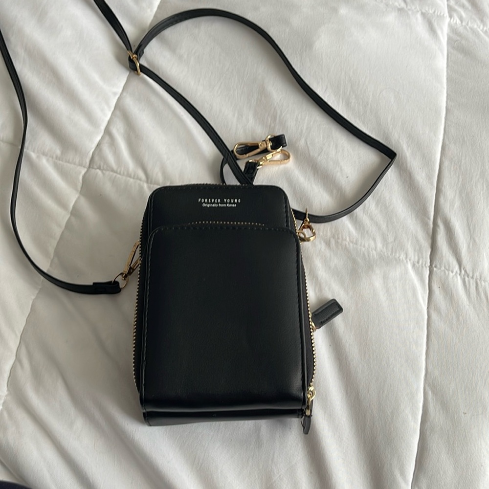 Forever Young Black Crossbody Bag